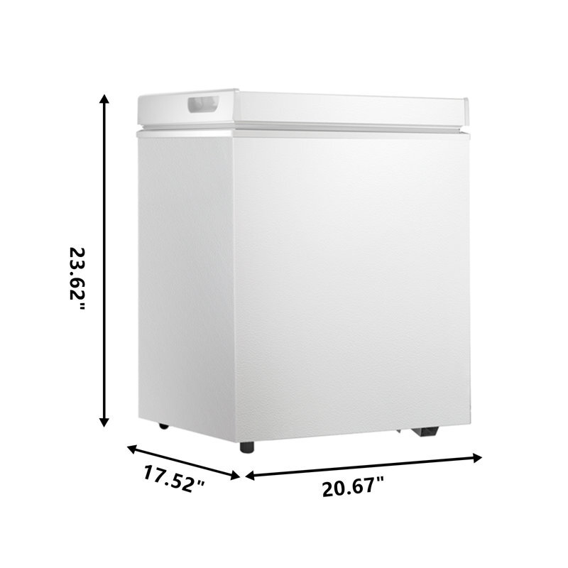 1.8 cu.ft Garage-Ready Chest Freezer with Temperature Controls
