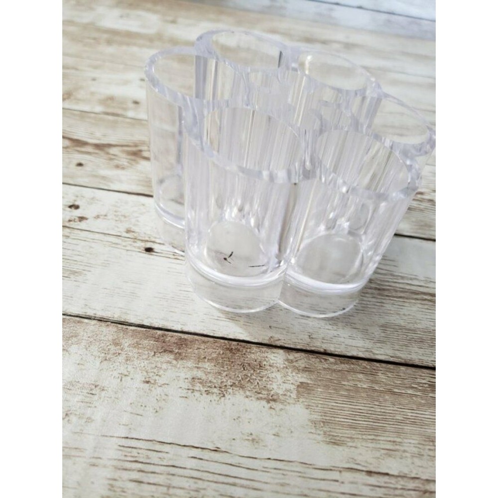 Cosmetic Holder - Clear Plastic - Used