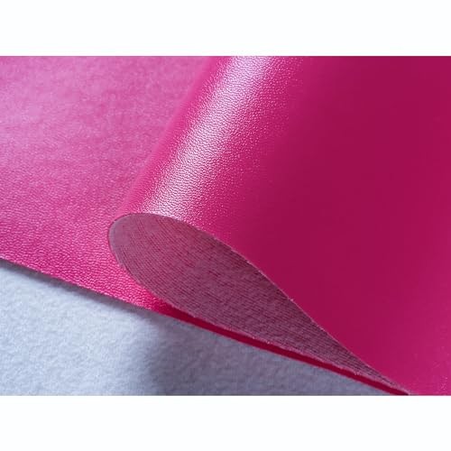 Faux Leather Sheets for Craft One Roll Soft Smooth Surface Solid Rose Red