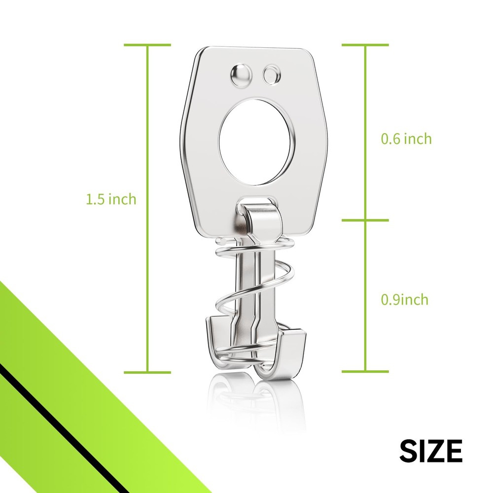 RVMATE RV Water Heater Cover Latch 2 Pack WATER HEATER CAM LOCK, Silver