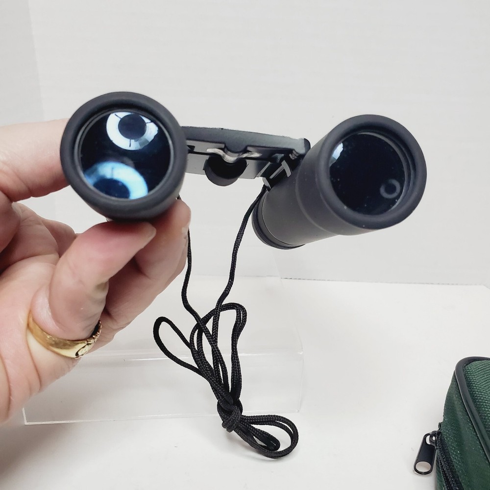 Coleman 10x25 compact binoculars with case cc-1025 Mini Adjustable