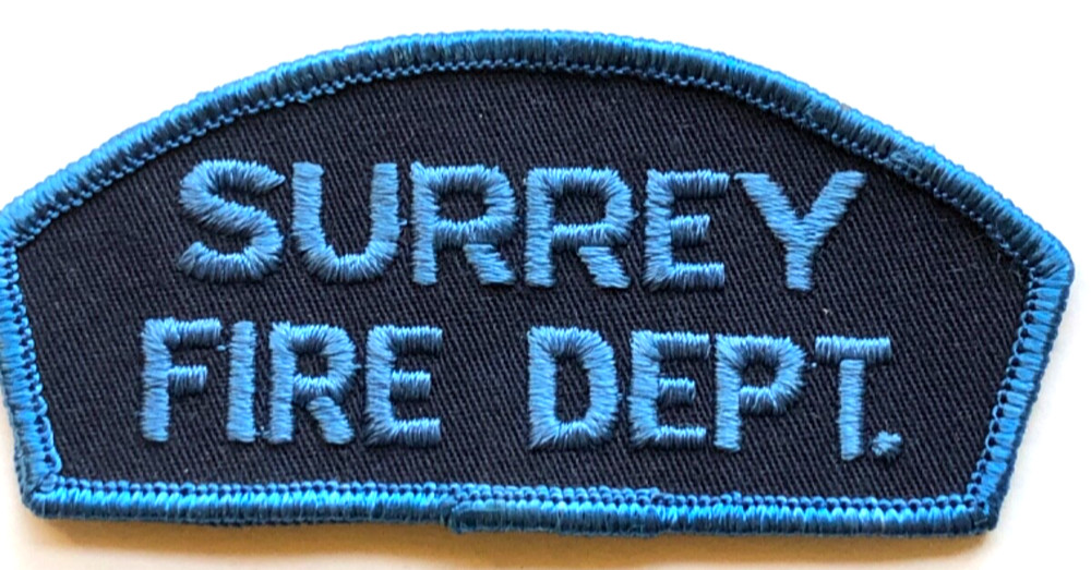 Surrey BC Fire Dept. Patch