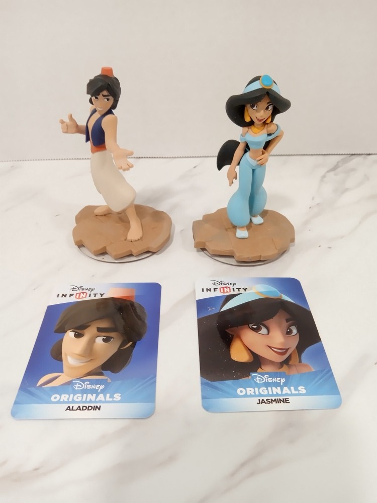 Disney Infinity 2.0 - Jasmine And Aladdin With Web Code Cards