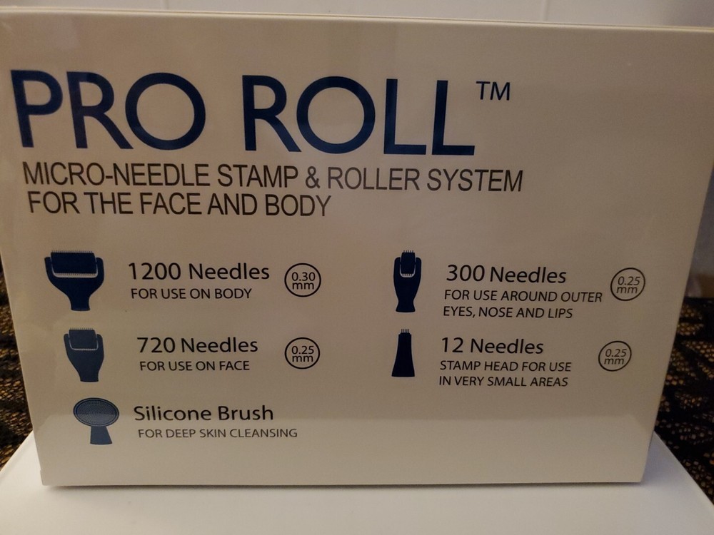 Serious Skincare Pro Roll Micro Needle Stamp And Roller System & Super Sattiva