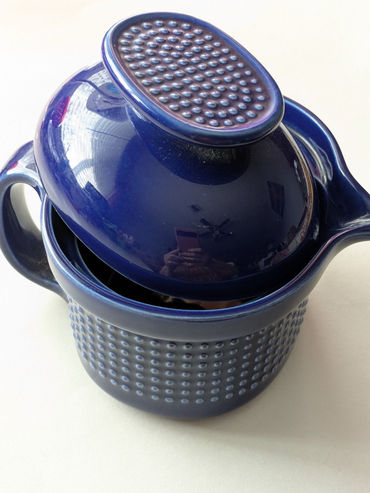 Rosenthal Studio Line Cobalt Blue Lidded Creamer Raised Dots Germany
