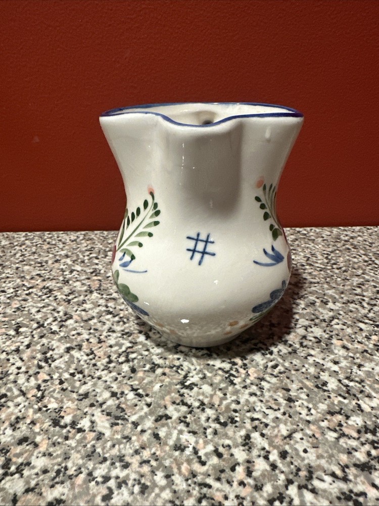 Vintage Looking Floral Decorative Pitcher SH2