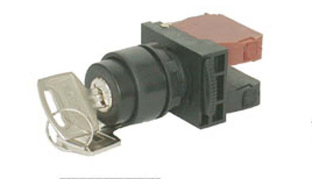 NHD NSS22-K111 Key 2 Position (Spring Return) Selector Switch 1a1b