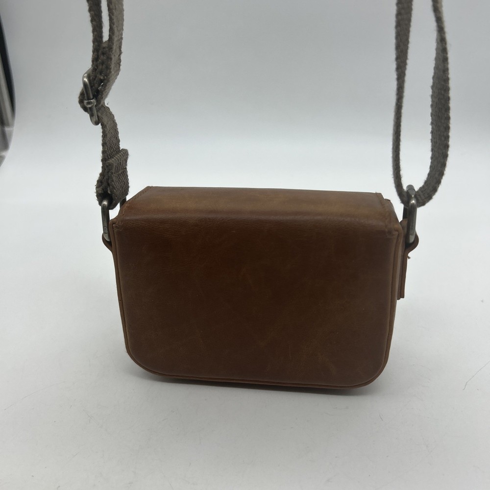 Ripcurl Leather Shoulder Bag Brown Tan Digital Camera Y2K