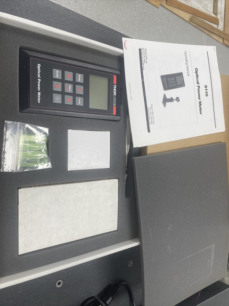 Thorlabs Optical Power Meter S110 No Optical Sensor