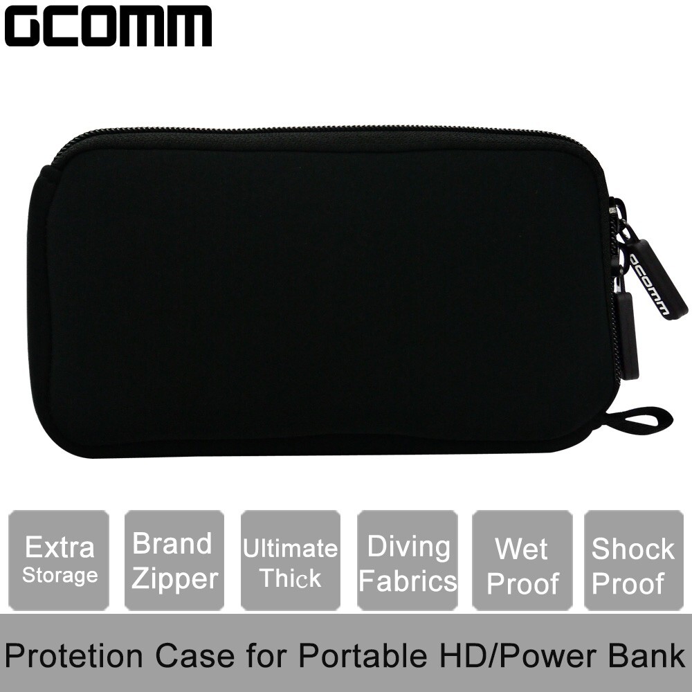 GCOMM Multi-Function Extra Thick Soft Light Carrying Case for Ext Hard Drive)