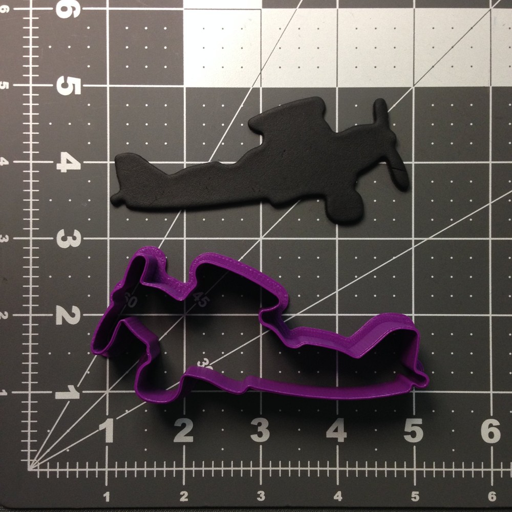 Airplane 104 Cookie Cutter Silhouette