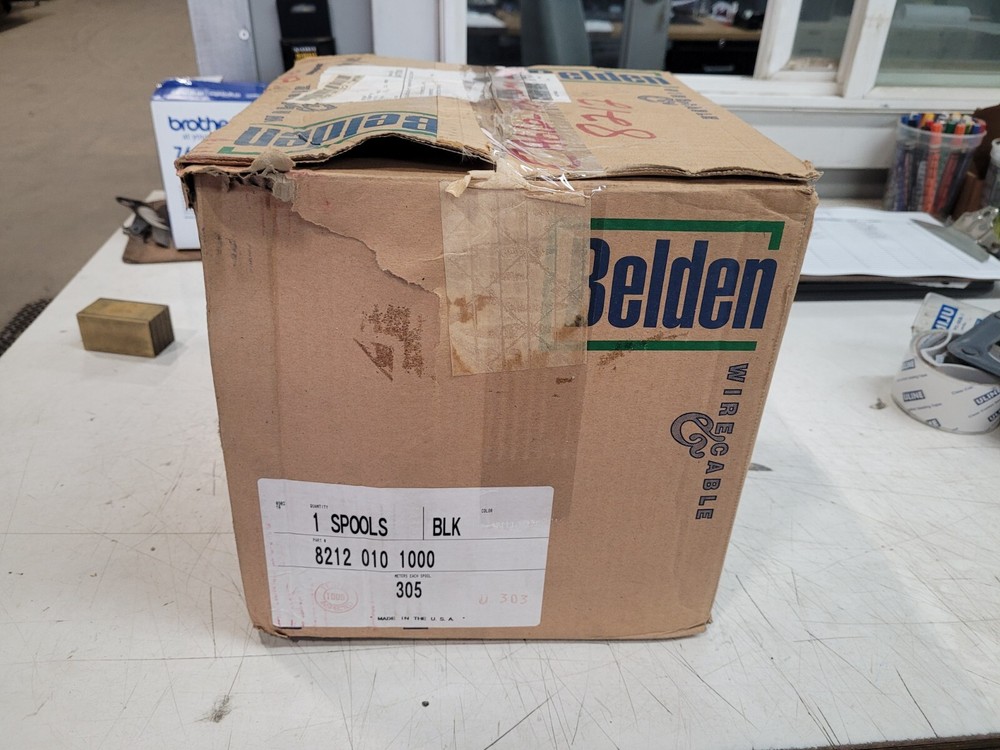 Belden 8212 Analog Video, RG59, #20 Solid BCCS, 95% BC Braid, 1000ft