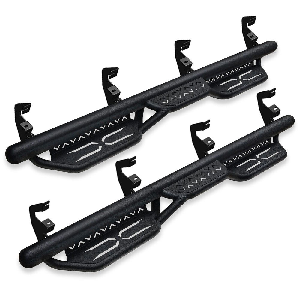 Running Boards for 2019-2024 Chevy Silverado 1500 Crew Cab Drop Side Step Bars