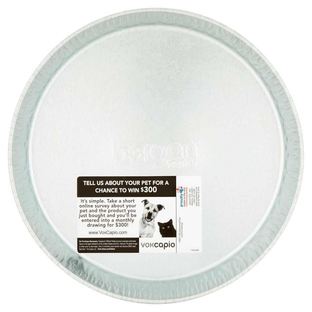 (2 pack) 3-Quart Galvanized Pet Feeder