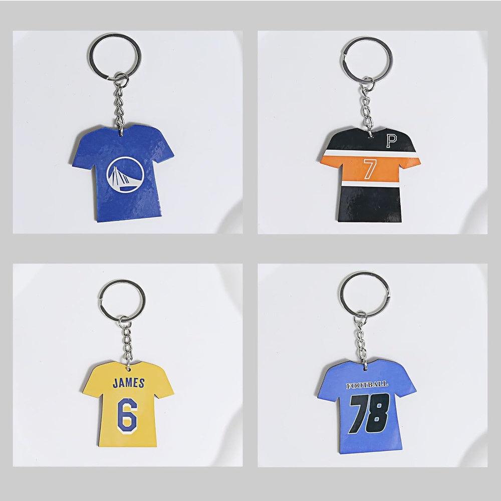 72Pcs Double Sided Sublimation Keychain Blanks Bulk, MDF Keychain with White Pro