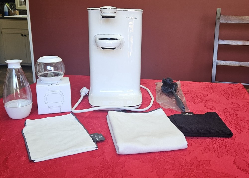 RARE!! Teforia Tea Infuser COMPLETE Set in Pristine Condition