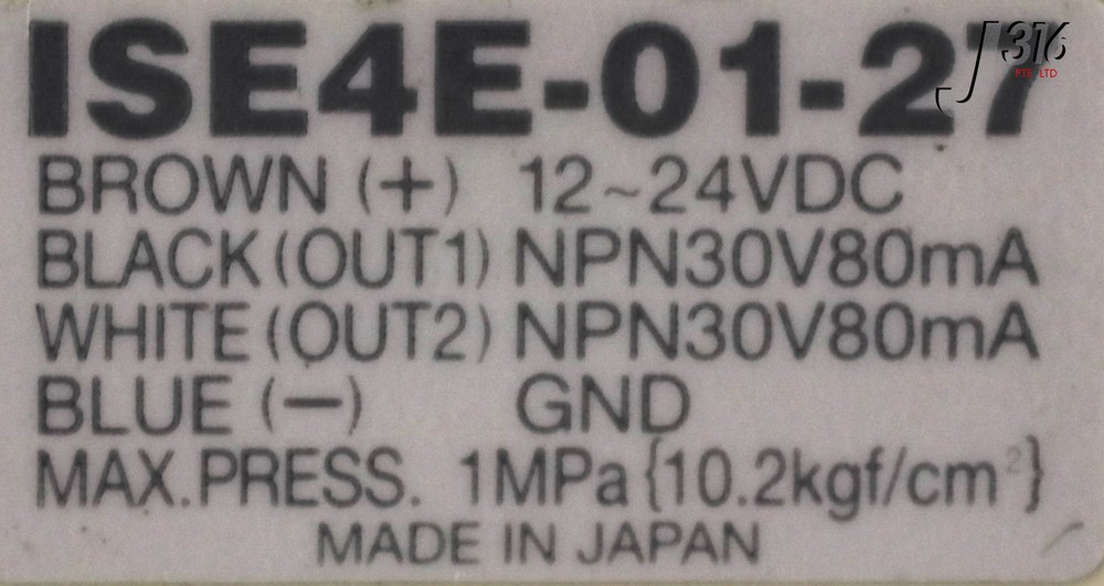 13436 SMC PRESSURE SWITCH ISE4E-01-27