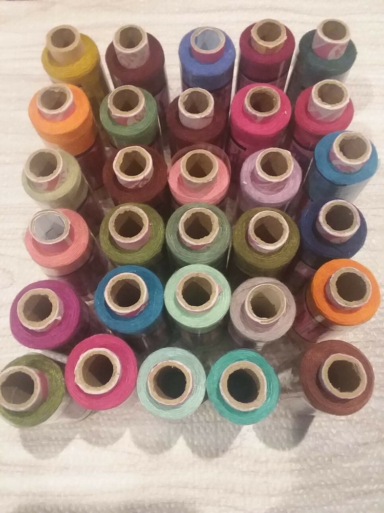 10 piece  Polyester Sewing Thread  Hand Stitching 200 Yard Each Spool