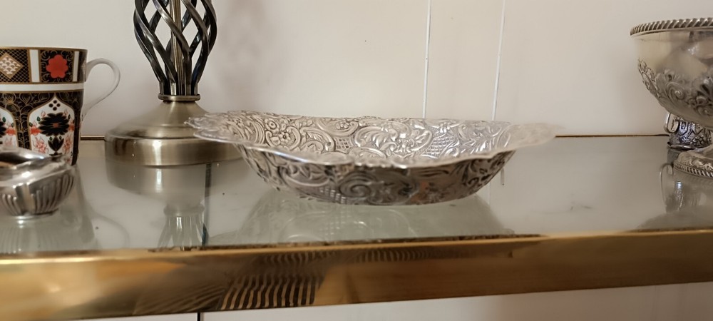 Sterling Silver Bonbon Dish 1897
