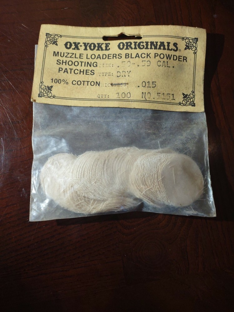 OX-Yoke Originals Muzzle Loader Patches Dry