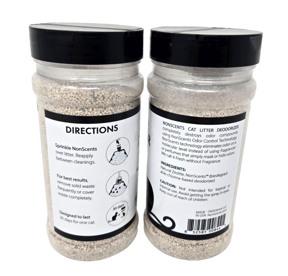 NonScents Cat Litter Deodorizer, 14 oz, (2 Pack)