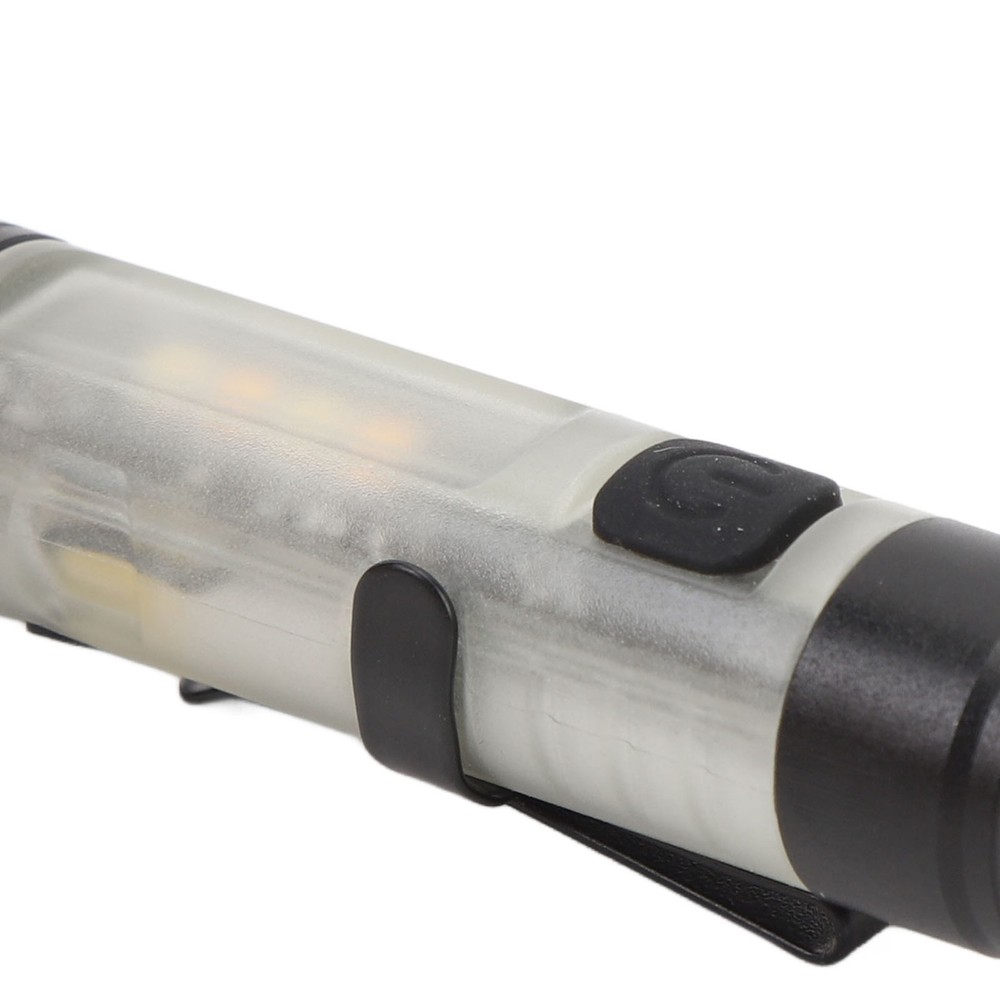 Compact LED Flashlight USB Rechargeable Pocket Flashlight with Clip and Magnet