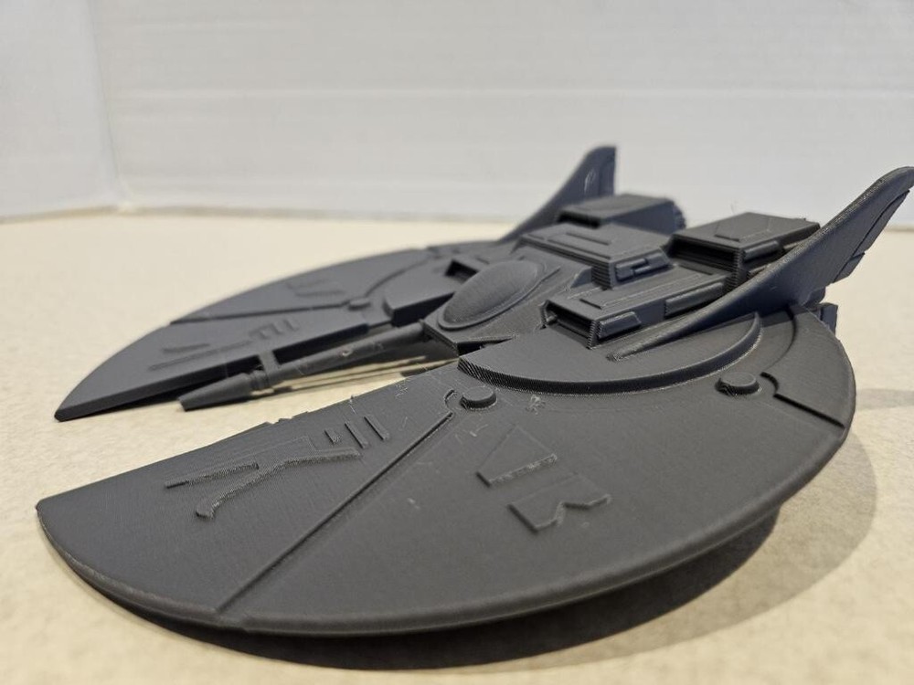 3d Printed 6in Kilrathi Dralthi MK1 Medium Fighter