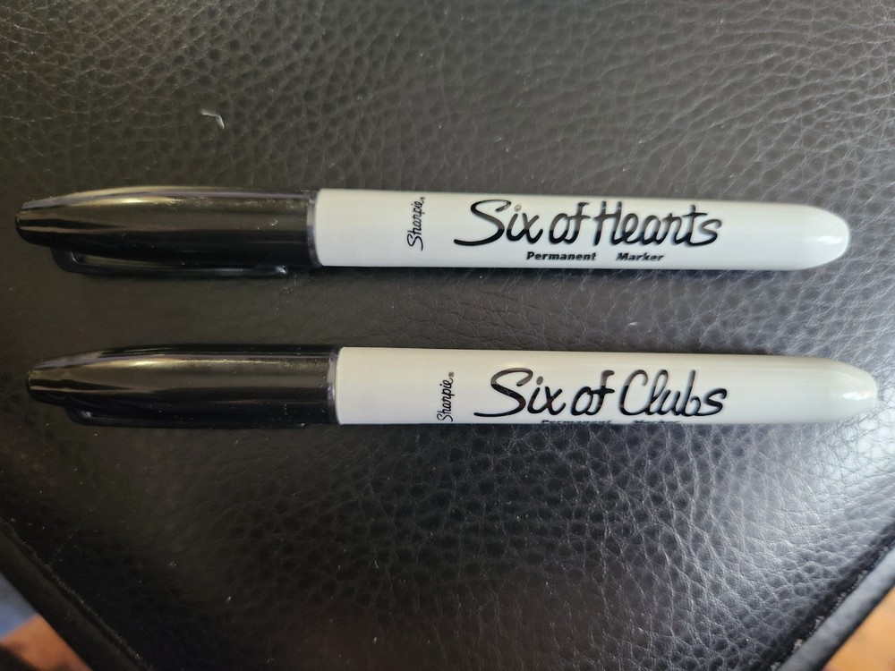 Remarkable Sharpie markers, 2-pack, magic, mentalism sharpies, new