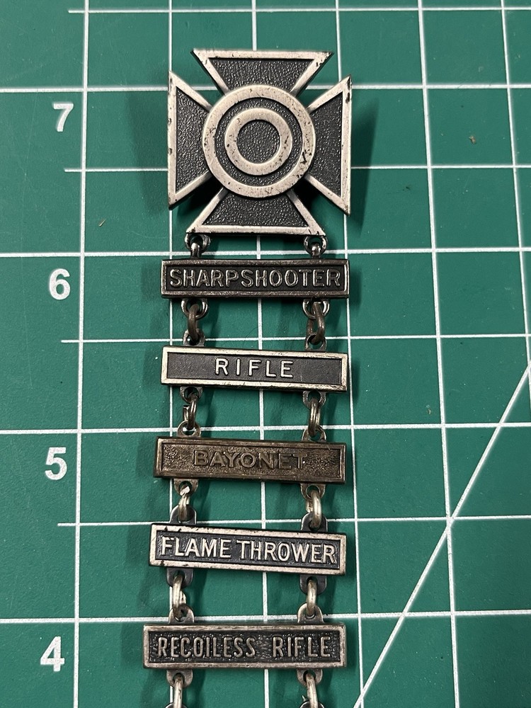 US Army Qualification Badge with 12 Bars!
