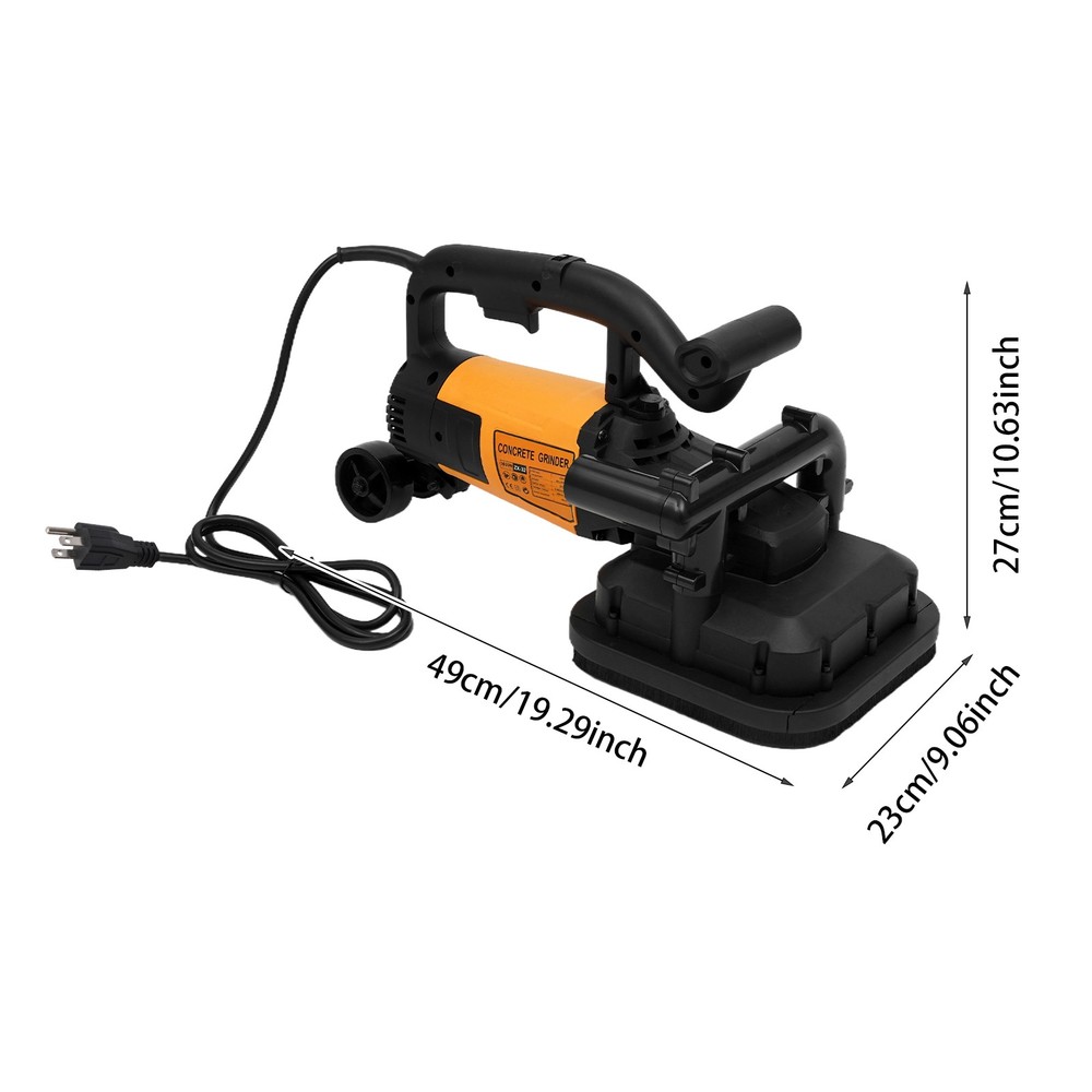 3800W Concrete Grinder Kits Cement Marble Granite Surface Grinding Machine Sets