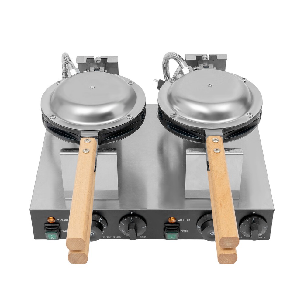 Double-head Commercial Waffle Making Machine Non-stick Egg Waffle Maker