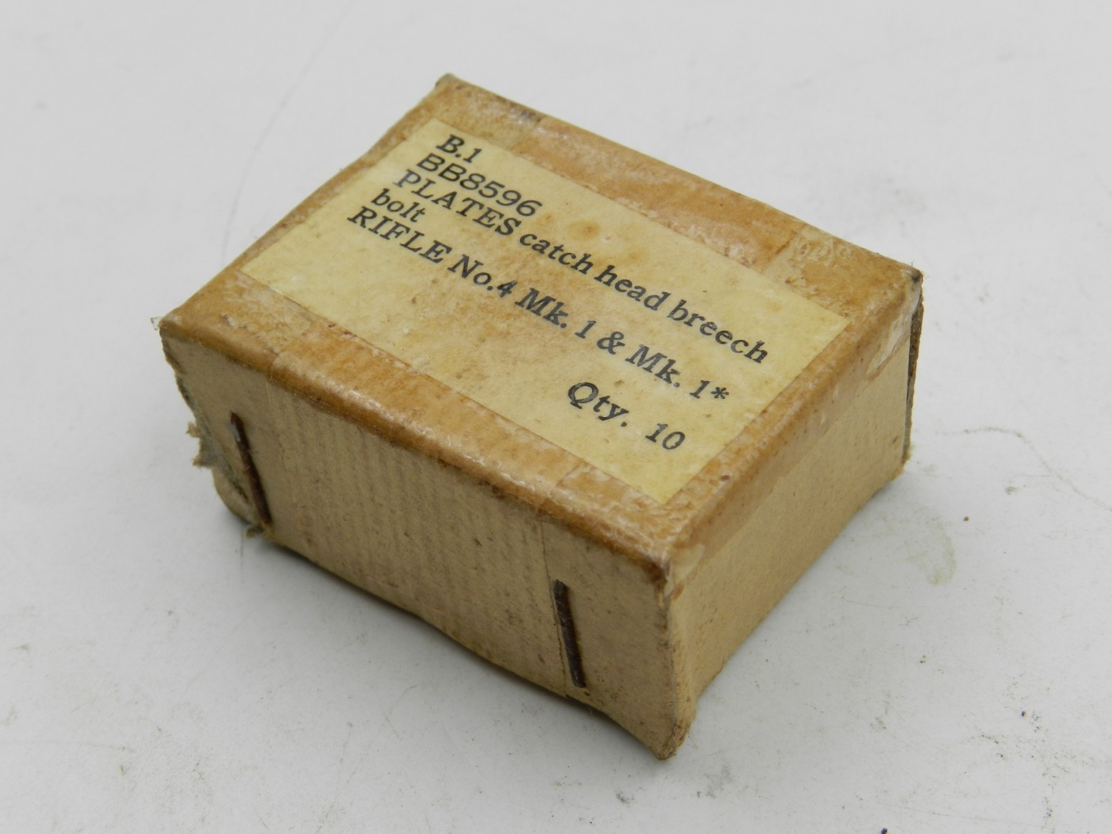 10 No. 4 Lee-Enfield Bolt Catch Plates - Bolt Release Stop Plate