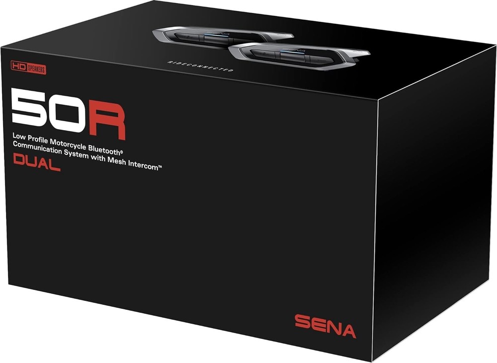 Sena 50R Bluetooth Communication with Mesh Intercom Dual Pack 50S-02D