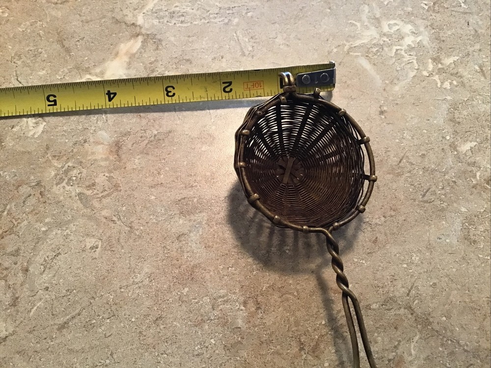 Wire Tea Infuser Strainer Copper Color Made in Germany