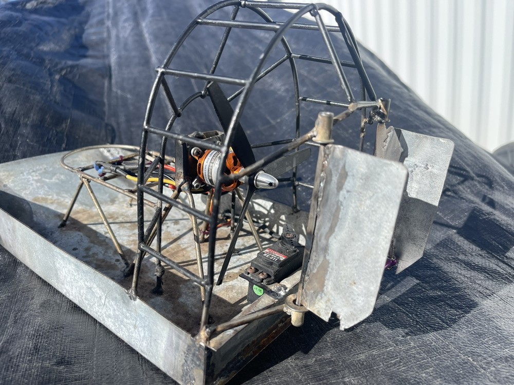 Custom Built Rc Air Boat *Project* Metal Built