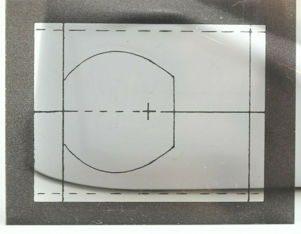 Mamiya RZ67 Focus Line Grid Plastic Cover