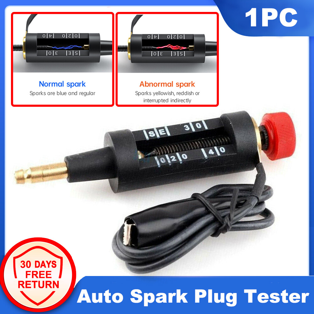 Spark Plug Tester Auto Ignition System Coil Engine In Line Diagnostic Test Tool