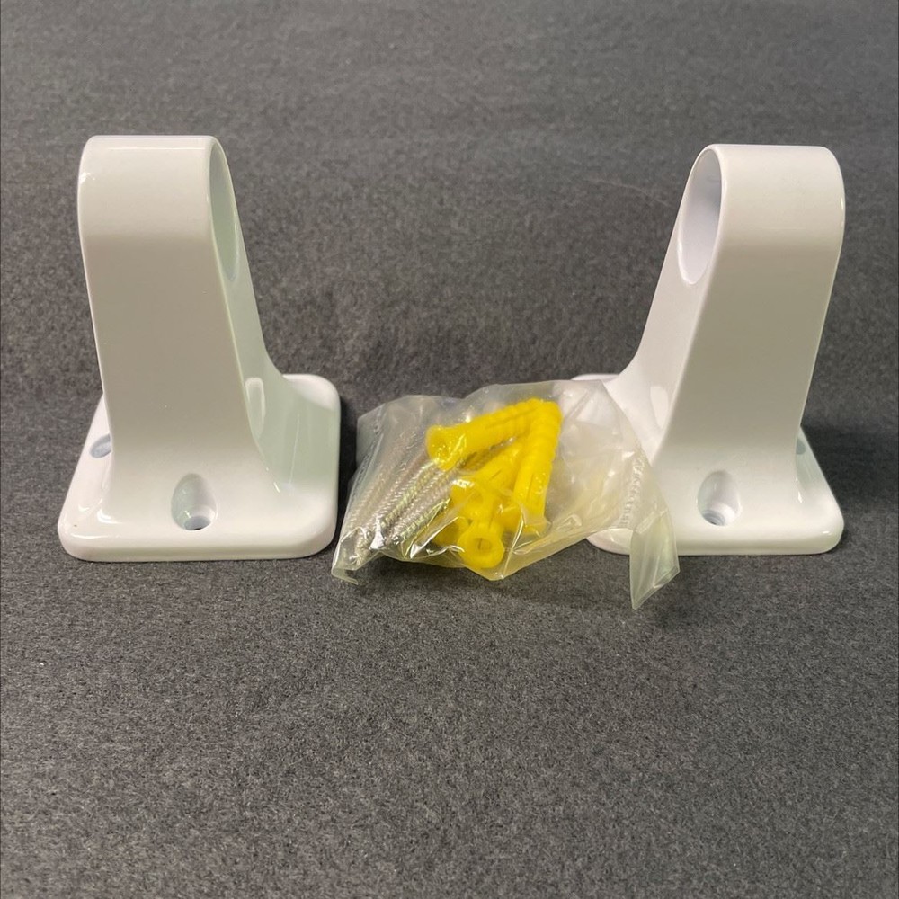 Bar Post White with Anchors