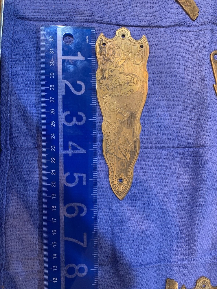 Decorative Brass Plates For Muzzle Loader Rifles (112)