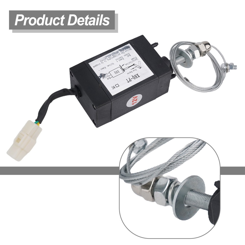 Diesel Engine Stop Solenoid for Generator, High Performance