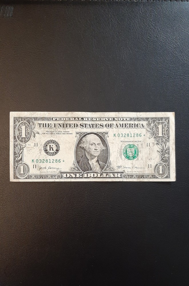 RARE STAR NOTE MULTIPLE ERRORS,LOW RUN, MISCUT ERROR, INK SMEAR ALL OVER FRONT