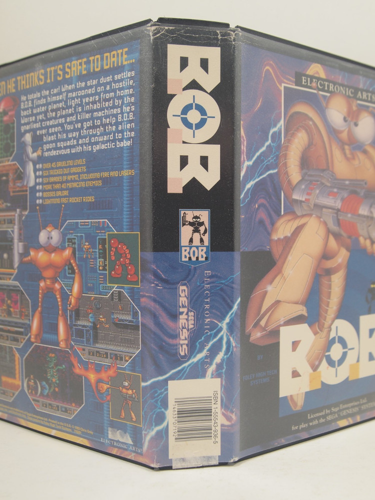 B.O.B. Case (SEGA Genesis) Authentic BOX ONLY