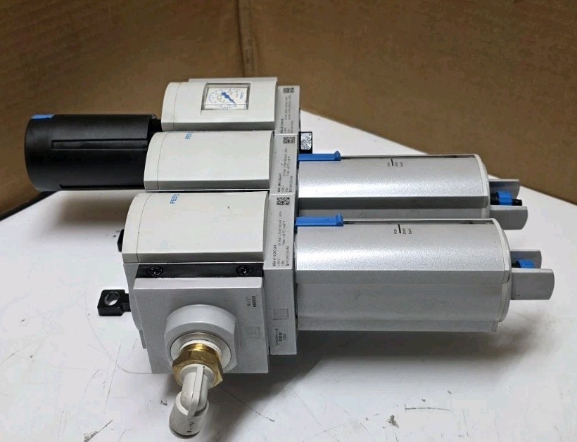 Festo MS6 Pneumatic Air Prep Unit Filter Lubricator Regulator Assembly...