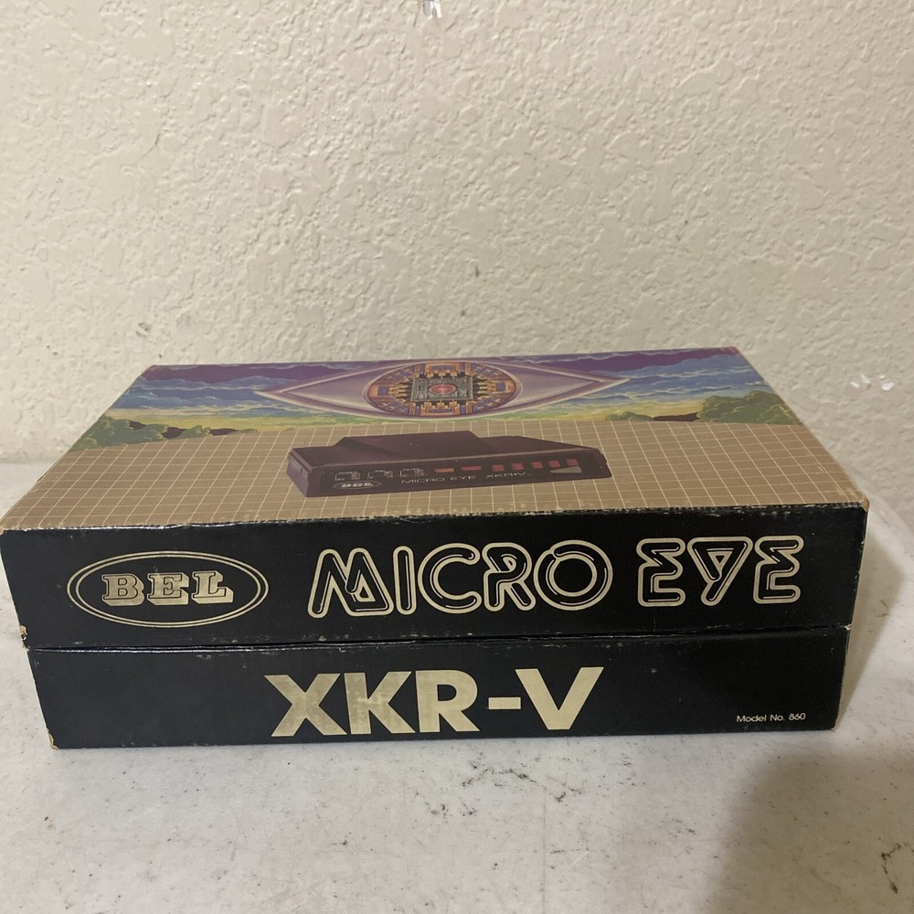 BEL Micro Eye XKR-V Radar Detector In Box Pre-Owned
