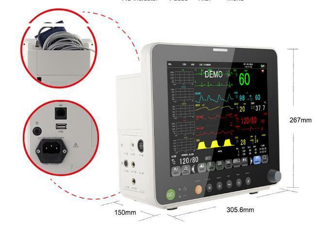 6Pin SpO2 Sensor Probe Cable Wire For LE PM12B PM12D PM12F PM12H PM15B PM80B