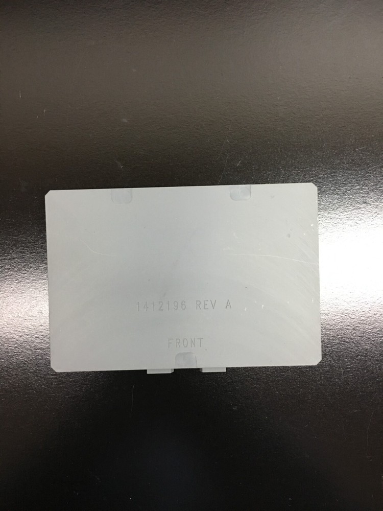 Agilent Cover PN 1412196 Rev A Front