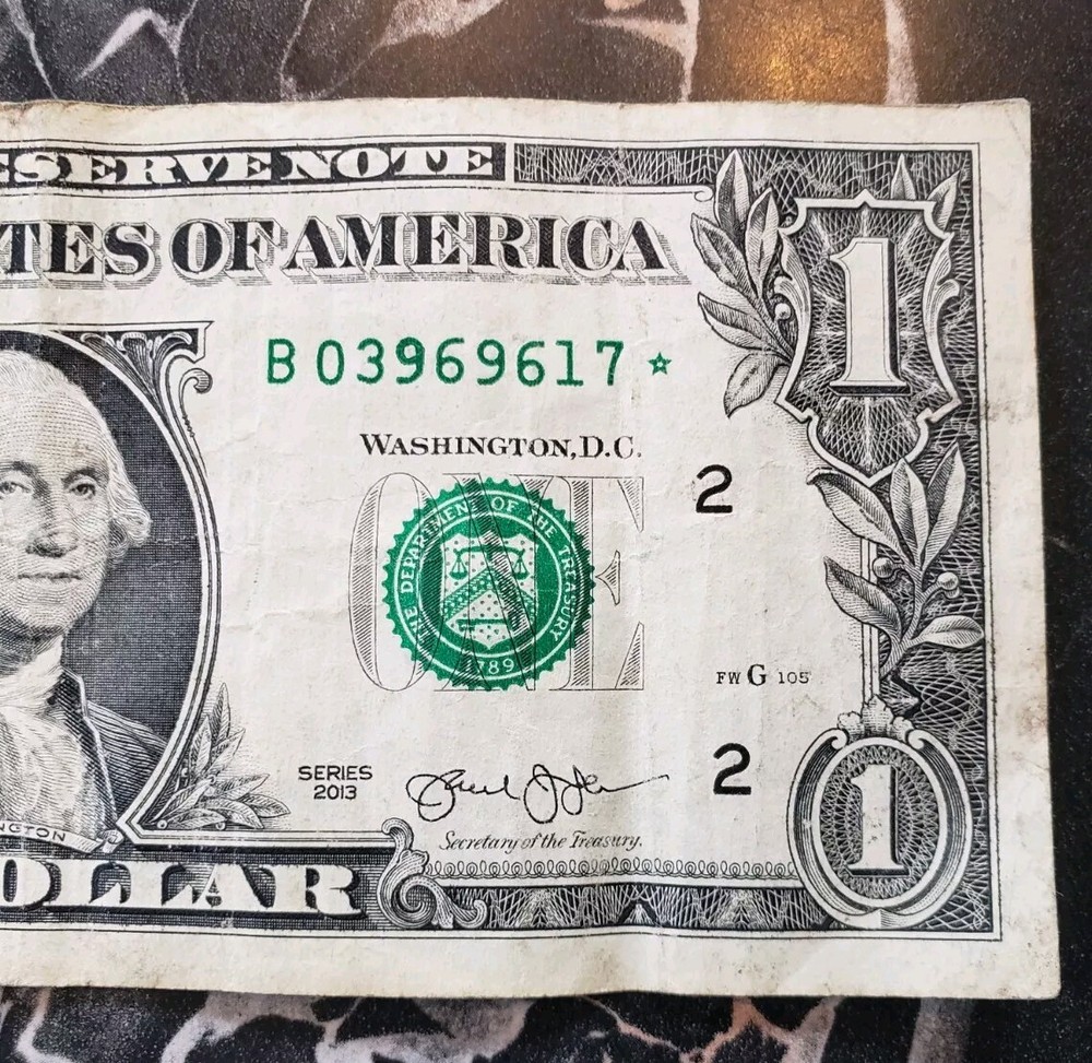 **Duplicate Error** 2013 B Star Note Fancy Serial Number! Let's Match! 🍐
