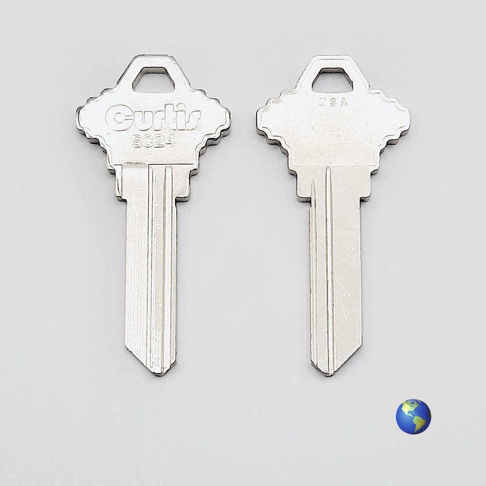 SC24 Key Blanks for Various Products by Schlage (3 Keys)