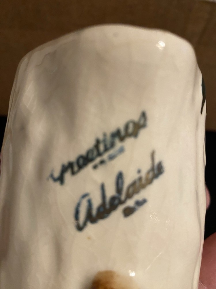 Vintage Koala Handle Tree Trunk Creamer