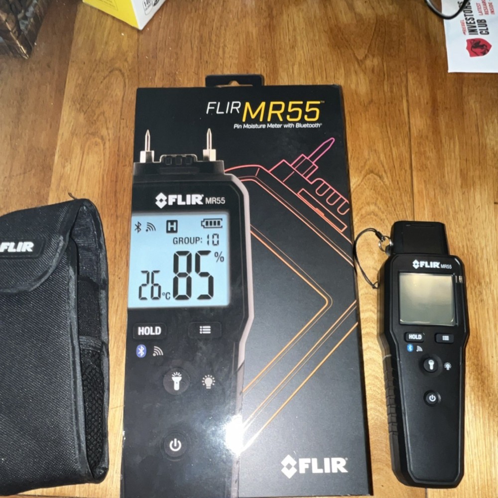 FLIR MR55 Pin Moisture Meter Bluetooth Hold Function Backlight Meter Link